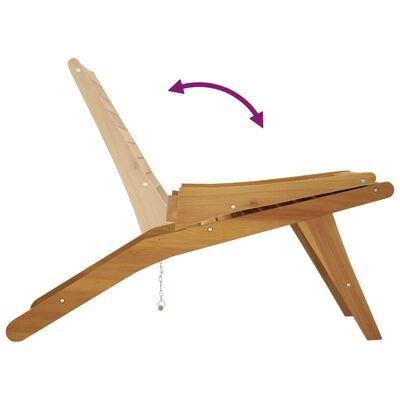 vidaXL Garden Chair Solid Wood Teak