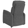 vidaXL Stand up Massage Chair Dark Grey Fabric