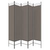 vidaXL 5-Panel Room Divider Anthracite 200x200 cm Fabric
