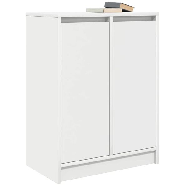 vidaXL Sideboard White 57x34x76 cm Engineered Wood