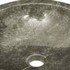 vidaXL Sink Grey Ø40x12 cm Marble