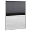 vidaXL Plisse Insect Screen for Windows Aluminium 80x100 cm with Shade