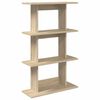 vidaXL Wall Shelf Wall-Mounted Sonoma Oak 56 x 20 x 90 cm