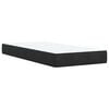 vidaXL Box Spring Bed with Mattress Black King Single Velvet