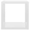 vidaXL Wall Cube Shelves 4 pcs High Gloss White 22x15x22 cm