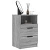vidaXL Bedside Cabinet Grey Sonoma Engineered Wood