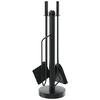 vidaXL 5 Piece Fireplace Tool Set 18x56 cm Steel