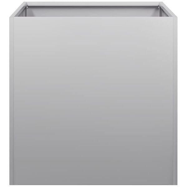 vidaXL Planter 40x40x40 cm Galvanised Steel