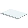 vidaXL Glass Panel | Set of 2 | Clear | Tempered Glass | 40x20 cm | Durable