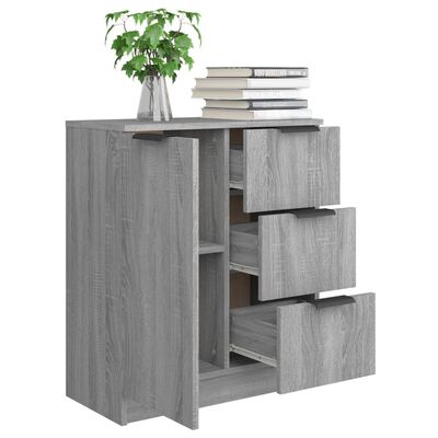vidaXL Sideboard Grey Sonoma Engineered Wood