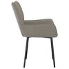 vidaXL Dining Chairs 2 pcs Light Grey Velvet