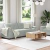 vidaXL 2 Piece Sofa Set with Cushions Light Grey Velvet
