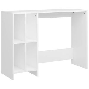 vidaXL Notebook Desk White 102,5x35x75 cm Engineered Wood