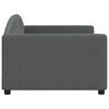 vidaXL Day Bed without Mattress Dark Grey 90x190 cm Fabric