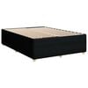 vidaXL Box Spring Bed with Mattress Dark Grey Double Fabric