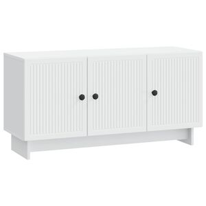 vidaXL TV Cabinet White 99 x 34.5 x 50 cm Engineered Wood