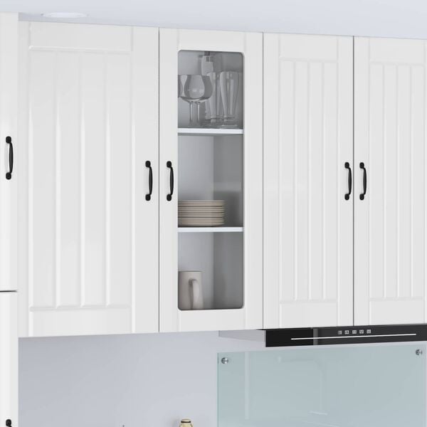 vidaXL Kitchen Cabinet High Gloss White 40 x 31 x 100 cm