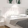 vidaXL Headboard White 141x4x100 cm Solid Wood Pine