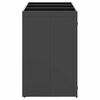 vidaXL Wheelie Bin Storage for 3 Bins Anthracite 204 x 77.5 x 121.5 cm