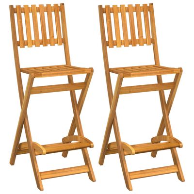 Outsunny Set of 4 Folding Outdoor Bar Stools, 29