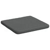 vidaXL Seat Cushions 4 pcs Dark Grey 40 x 40 x 3 cm Fabric