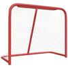 vidaXL Hockey Goal Red and White 183x71x122 cm Polyester