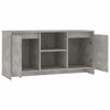 vidaXL TV Cabinet Concrete Grey 102x37.5x52.5 cm Engineered Wood