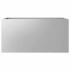 vidaXL Planter Silver 62x30x29 cm Galvanised Steel