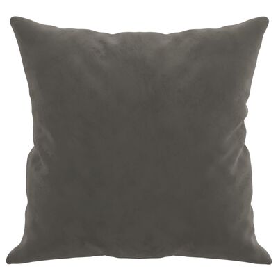 vidaXL Throw Pillows 2 pcs Dark Grey 40x40 cm Velvet