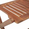 vidaXL Folding Garden Chairs 4 pcs with Cushions Solid Wood Acacia
