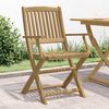 vidaXL Folding Garden Chairs 2 pcs 58x54.5x90 cm Solid Wood Acacia