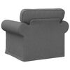 vidaXL Sofa Dark Grey Overall dimensions: 95 x 82 x 80 cm (W x D x H)