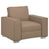 vidaXL Sofa Chair Cappuccino 100 cm Faux Leather