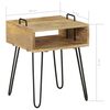 vidaXL Bedside Table Solid Mango Wood 40x34x47 cm