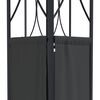 vidaXL Gazebo with Roof Anthracite 300x300x270 cm Steel