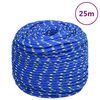 vidaXL Boat Rope Blue 8 mm 25 m Polypropylene