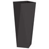 vidaXL Planter Black 30 x 30 x 75 cm Steel