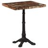vidaXL Bistro Table 60x60x76 cm Solid Reclaimed Wood