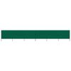 vidaXL 6-panel Wind Screen Fabric 800x160 cm Green