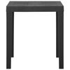 vidaXL Garden Table Grey 79x65x72 cm Plastic