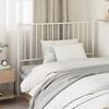 vidaXL Metal Replace Headboard White 107 cm