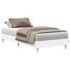 vidaXL Bed Frame No Mattress White 90x190 cm Engineered Wood