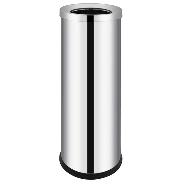 vidaXL Waste Bin Hotel Stainless Steel 32 L