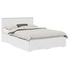 vidaXL Bed Frame with Drawer White 150 x 200 cm Engineered Wood