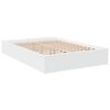 vidaXL Bed Frame without Mattress White 135x190 cm Double