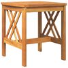 vidaXL Side Table Solid Acacia Wood Oil Natural 45 x 45 x 50 cm