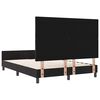 vidaXL Bed Frame with Headboard Black 137 x 190 cm Velvet