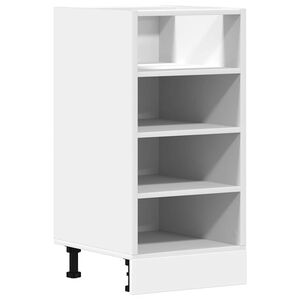 vidaXL Bottom Cabinet Riga White 40x44.5x81.5 cm Engineered Wood