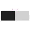 vidaXL Retractable Side Awning 160 x 500 cm Black