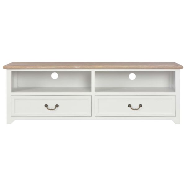 vidaXL TV Cabinet White 120x30x40 cm Wood